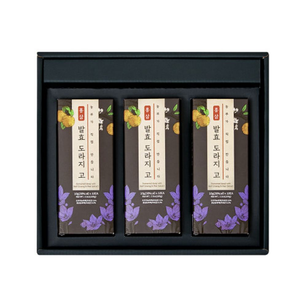 [CheongSum] Fermented Doraji(Balloon flower) & Red ginseng Extract Premium Gift Set-Lactobacilli-Made in Korea